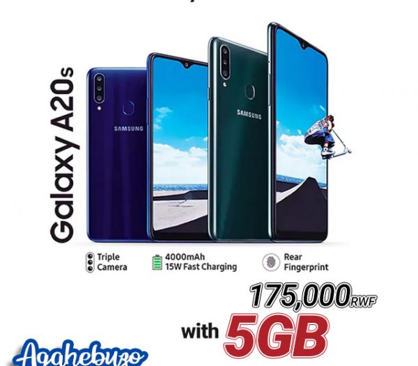 Buy Samsung Galaxy A20s – GET a Bonus 5GB Agahebuzo Packs